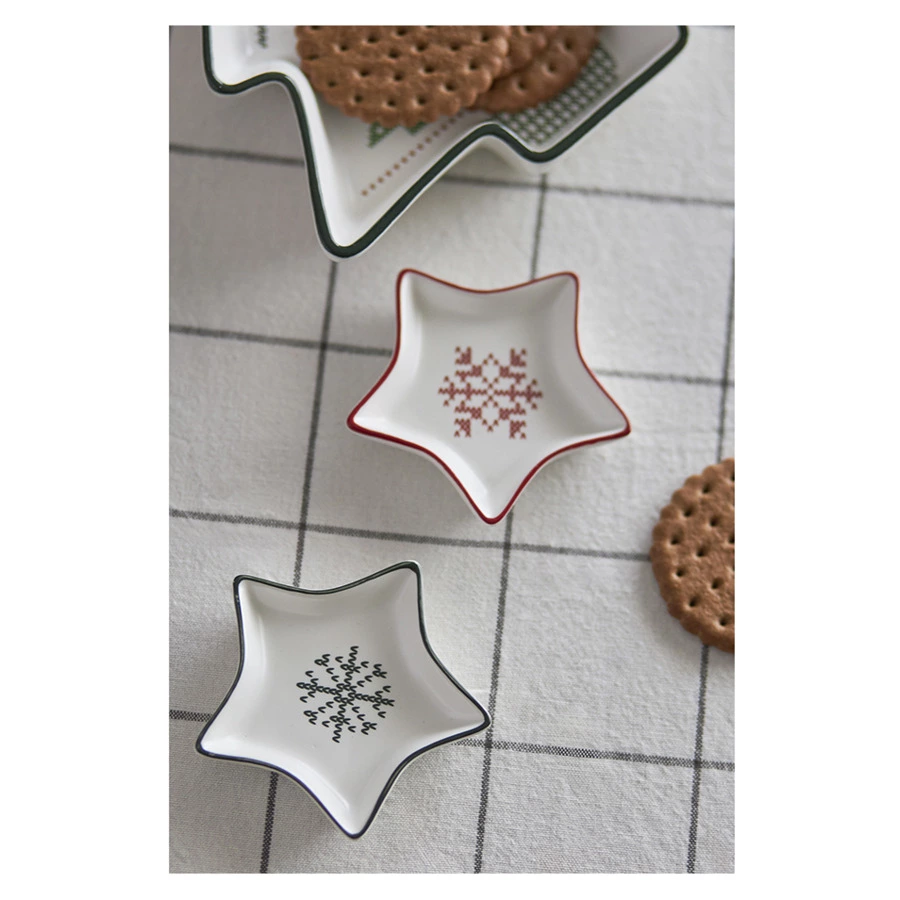 Набор блюд для сервировки Tkano New Year Essential Sweet Memories, 8,8х7,6 см, 4 шт, фарфор