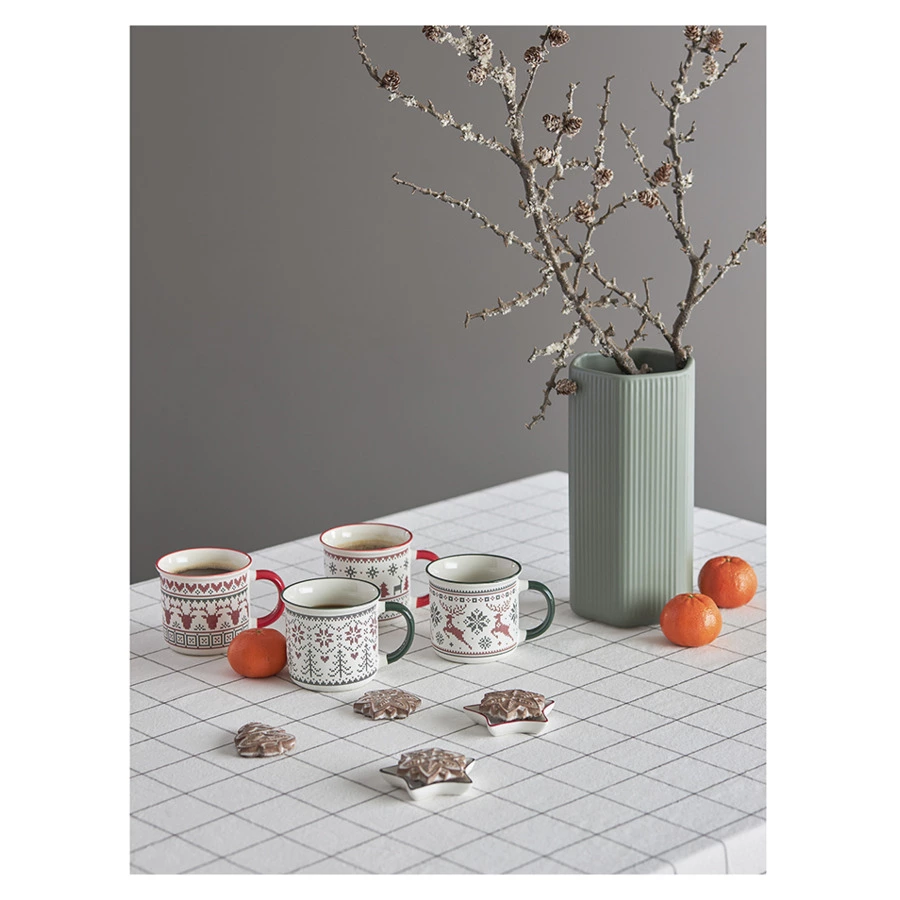 Набор блюд для сервировки Tkano New Year Essential Sweet Memories, 8,8х7,6 см, 4 шт, фарфор