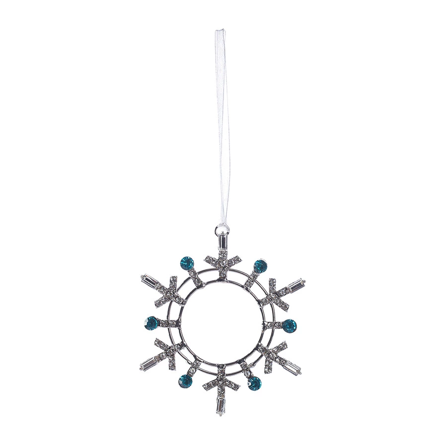 Набор елочных украшений Tkano New Year Essential Christmas diamonds 12см, 4 шт, железо, стекло, плас