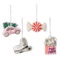 Набор елочных украшений Tkano New Year Essential Christmas jewels 10см, 4 шт, бисер