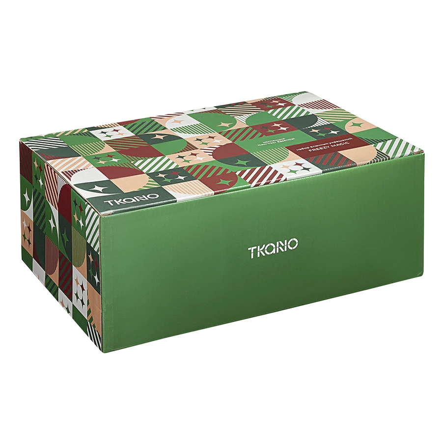 Набор елочных шаров Tkano New Year Essential Freezy magic 10см, 6шт, белые