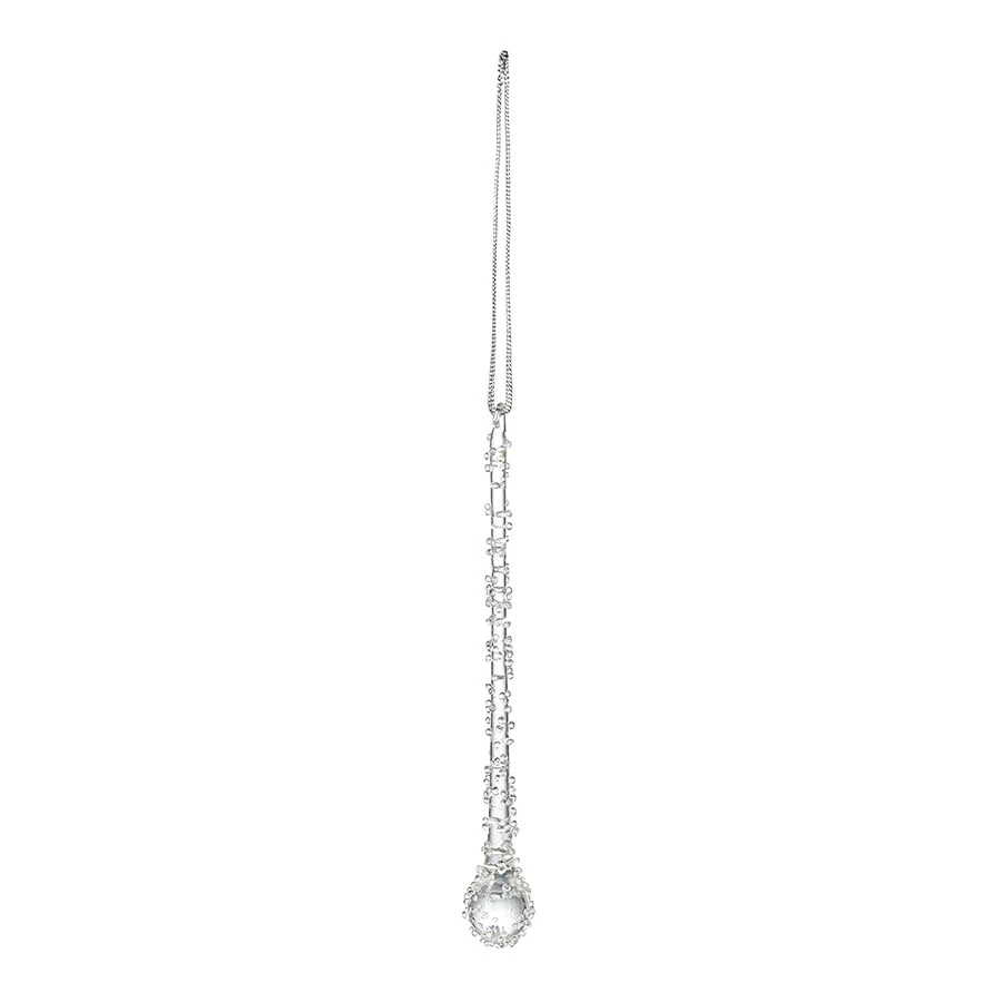 Набор елочных украшений Tkano New Year Essential Icy sparkles 17,5см, 6 шт, стекло