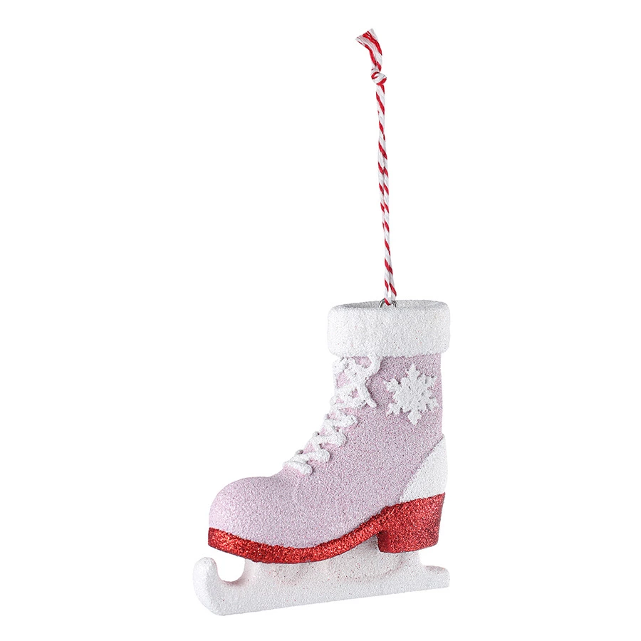 Набор елочных украшений Tkano New Year Essential Pink fairytale  10-11см, 4шт, розовые