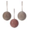 Набор елочных шаров Tkano New Year Essential Rustic diamonds 7см, 3 шт, пластик