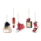Набор елочных украшений Tkano New Year Essential Vogue 8-10см, 5шт, стекло