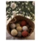 Набор елочных шаров Tkano New Year Essential White elegance, 10 см,  3 шт, PP, хлопок, нейлон