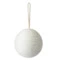 Набор елочных шаров Tkano New Year Essential White elegance, 10 см,  3 шт, PP, хлопок, нейлон