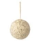 Набор елочных шаров Tkano New Year Essential White elegance, 10 см,  3 шт, PP, хлопок, нейлон