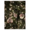 Набор ёлочных украшений с подсветкой Tkano New Year Essential Classy ornaments, 3 шт, фарфор