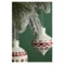 Набор ёлочных шаров с подсветкой Tkano New Year Essential Festive embroidey, 4 шт, фарфор