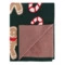 Плед из хлопка с новогодним рисунком Tkano Gingerman New Year Essential, 130x180 см