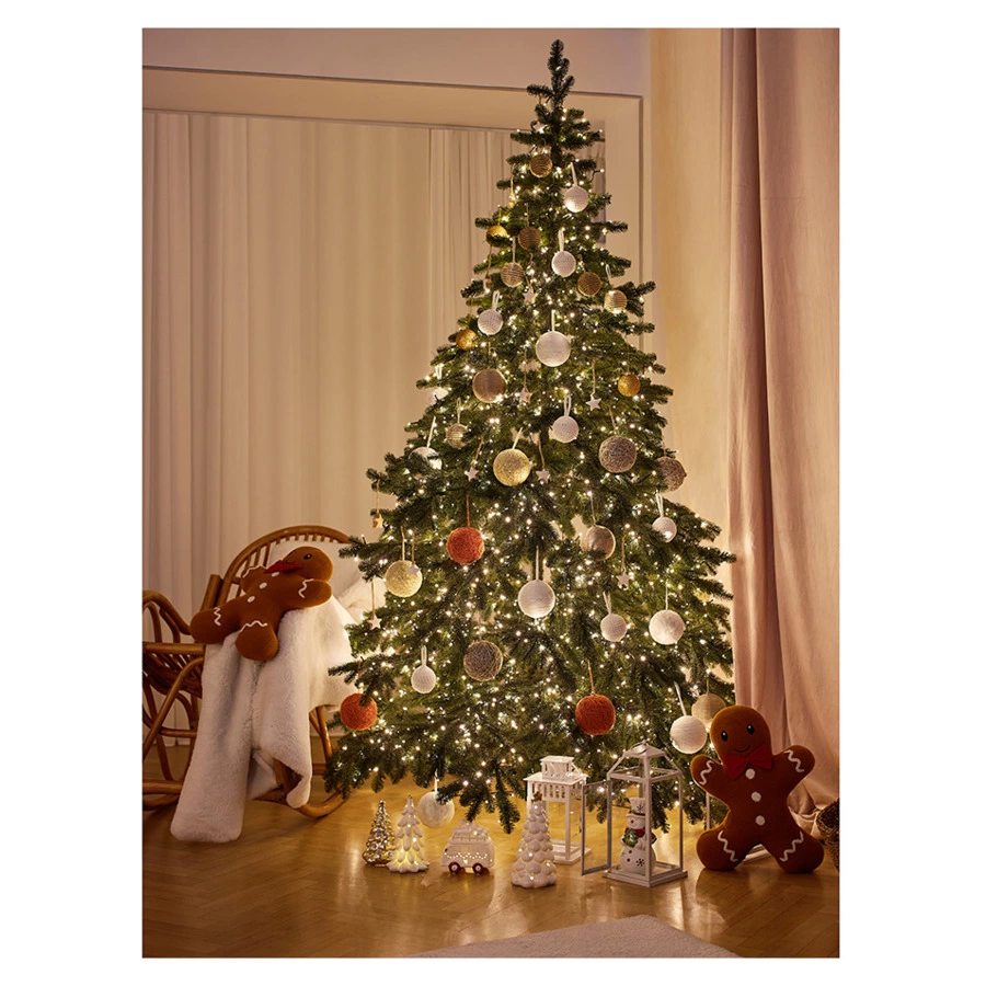 Подушка вязаная Tkano Classy gingerbread New Year Essential, 40х50 см, хлопок, полиэстер