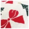 Подушка вязаная с новогодним рисунком Tkano Christmas Bows New Year Essential, 45x45 см, хлопок, пол