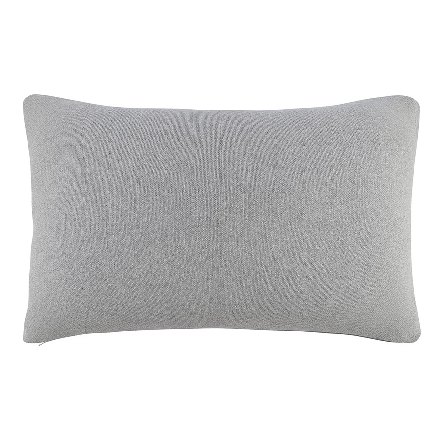 Подушка вязаная с новогодним рисунком Tkano Christmas Village New Year Essential, 40x60 см, хлопок,