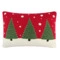 Подушка вязаная с новогодним рисунком Tkano Festive Wood New Year Essential, 40x60 см, хлопок, полиэ