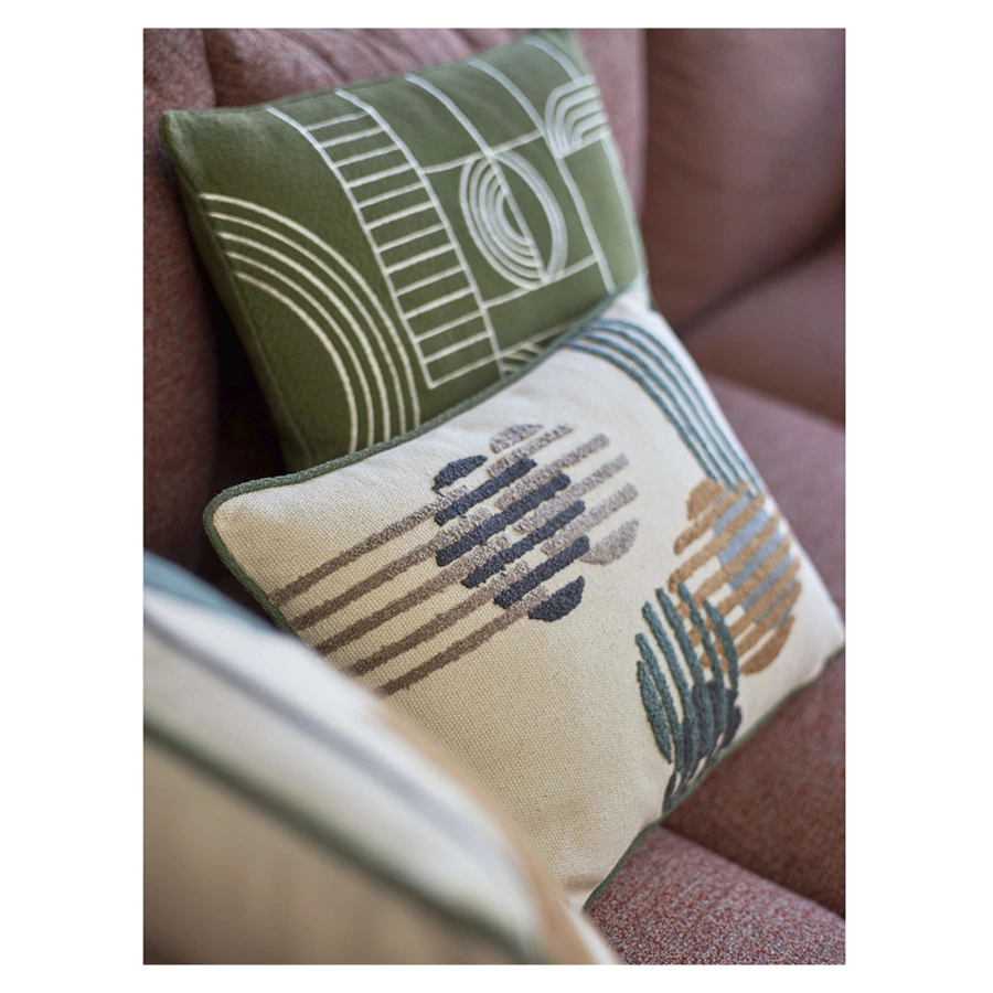 Подушка декоративная Tkano Cave maze Ethnic, 45х45 см, хлопок, полиэстер