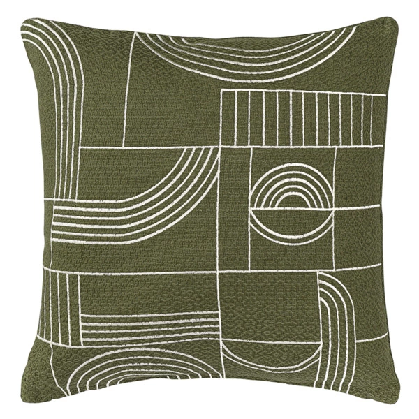 Подушка декоративная Tkano Cave maze Ethnic, 45х45 см, хлопок, полиэстер