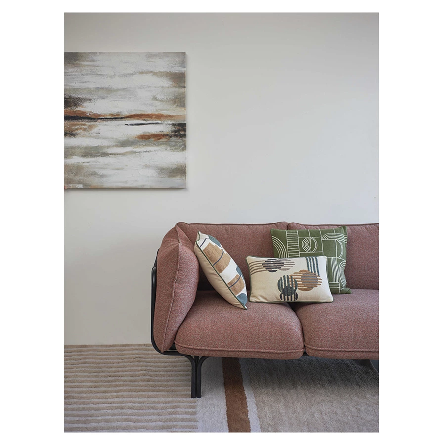 Подушка декоративная Tkano Cave maze Ethnic, 45х45 см, хлопок, полиэстер