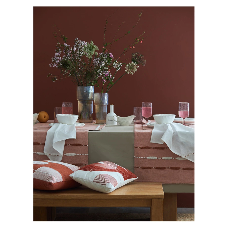 Подушка декоративная Tkano Feather sketch Ethnic, 45х45 см, хлопок, полиэстер