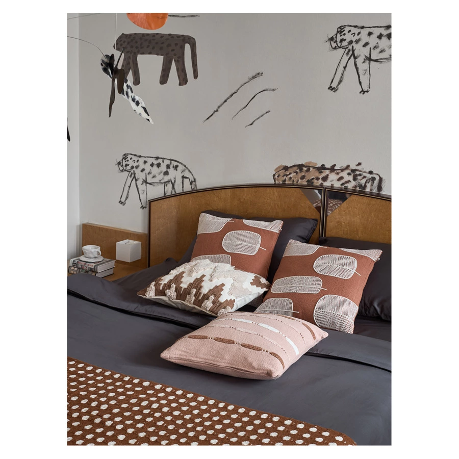 Подушка декоративная Tkano Feather sketch Ethnic, 45х45 см, хлопок, полиэстер