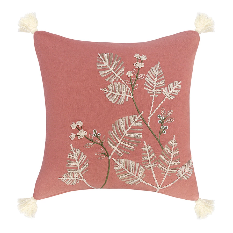 Подушка декоративная Tkano Garden revival Ethnic, 45х45 см, хлопок, полиэстер