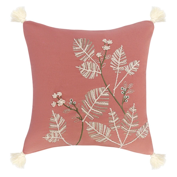 Подушка декоративная Tkano Garden revival Ethnic, 45х45 см, хлопок, полиэстер