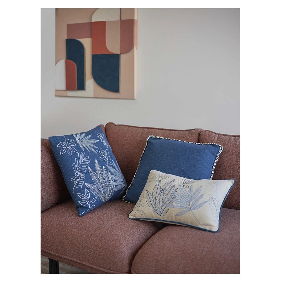 Подушка декоративная Tkano Herbarium Ethnic, 45x45 см, хлопок, полиэстер