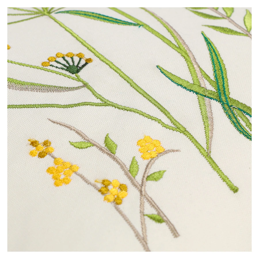 Подушка декоративная Tkano Meadow bloom Ethnic, 45х45 см, хлопок, полиэстер