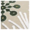 Подушка декоративная с вышивкой Tkano Snow flakes New Year Essential, 45х45 см, хлопок, полиэстер