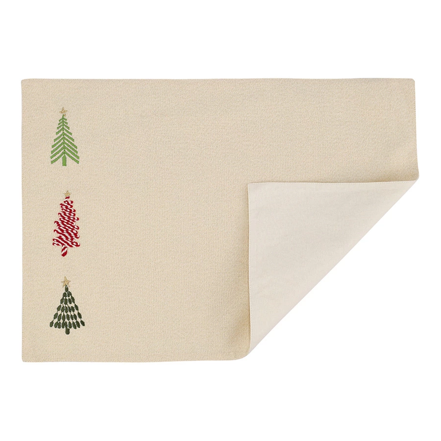 Салфетка под приборы Tkano Frozen pines New Year Essential, 33х48 см