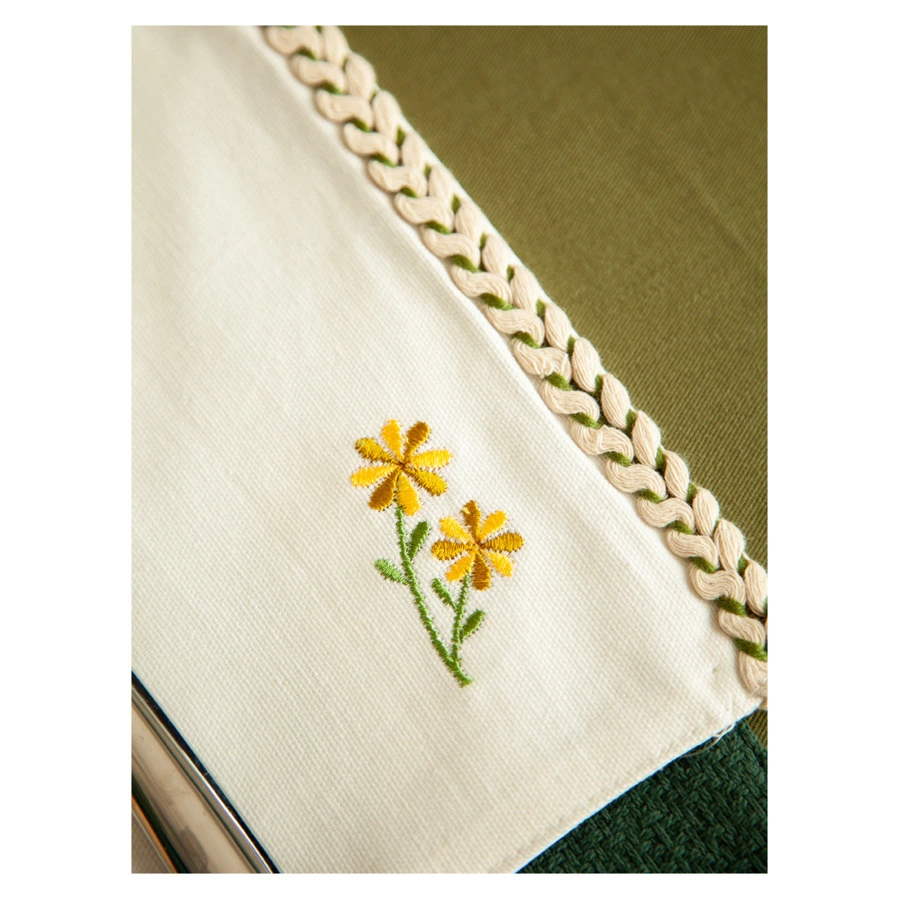 Салфетка под приборы Tkano Meadow bloom Ethnic, 33х48 см, 100% хлопок