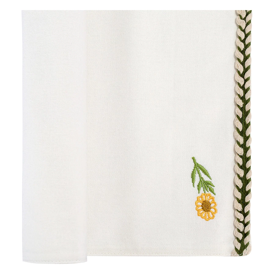 Салфетка под приборы Tkano Meadow bloom Ethnic, 33х48 см, 100% хлопок