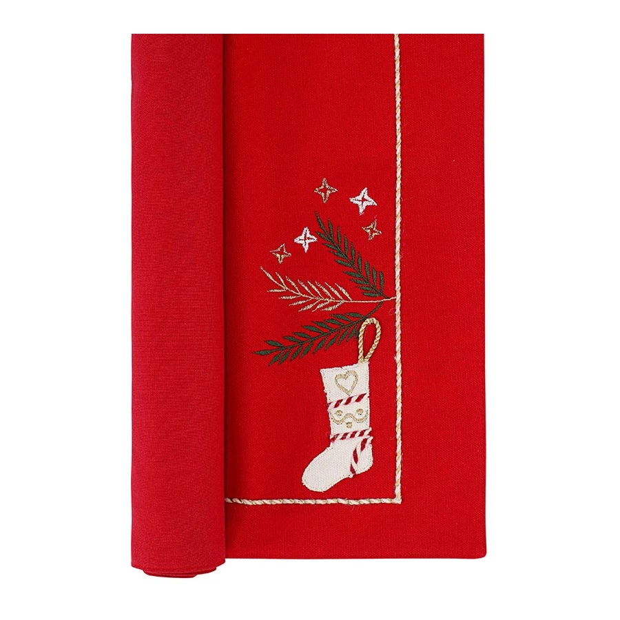 Салфетка под приборы Tkano Winter wishes New Year Essential, 33х48 см, 100% хлопок