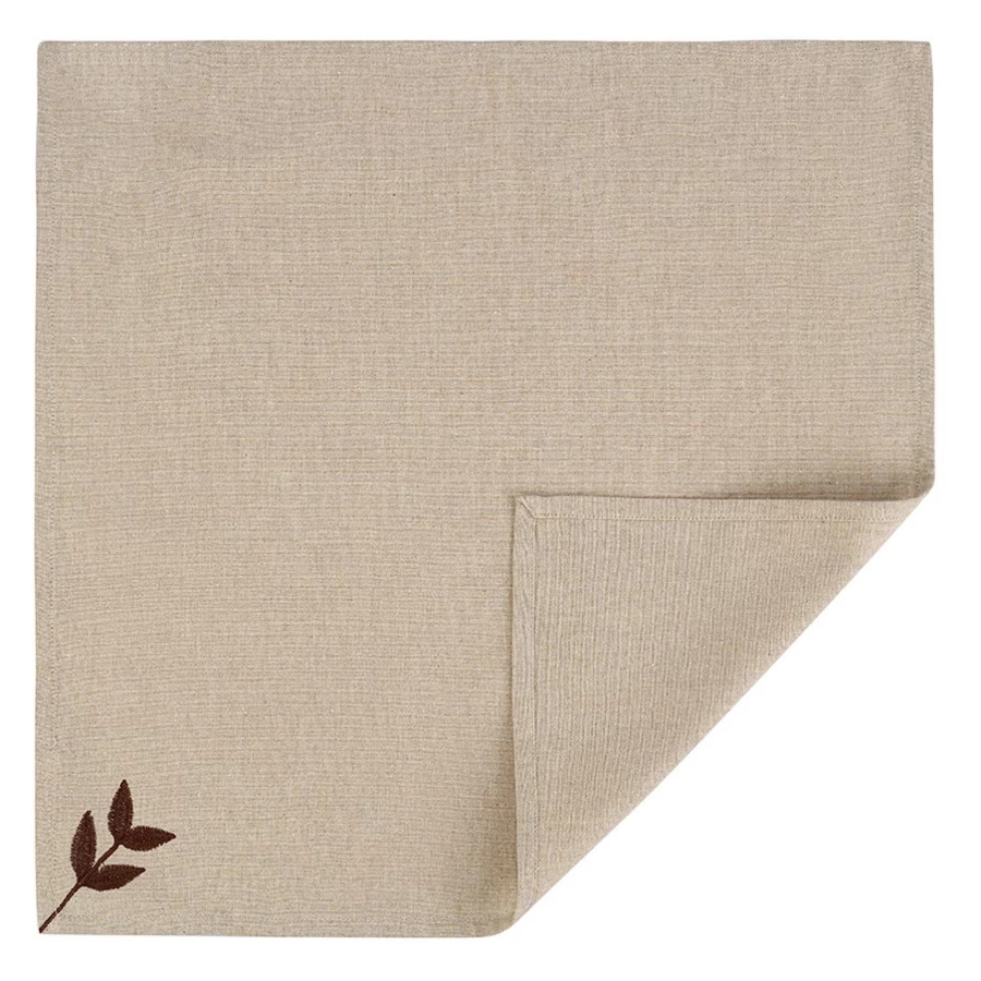 Салфетка сервировочная Tkano Desert leaf Essential, 45х45 см, 100% хлопок