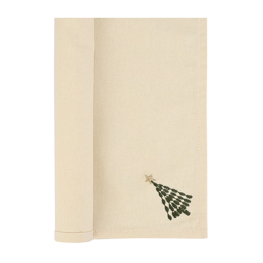 Салфетка сервировочная Tkano Frozen pines New Year Essential, 45х45 см, 100% хлопок