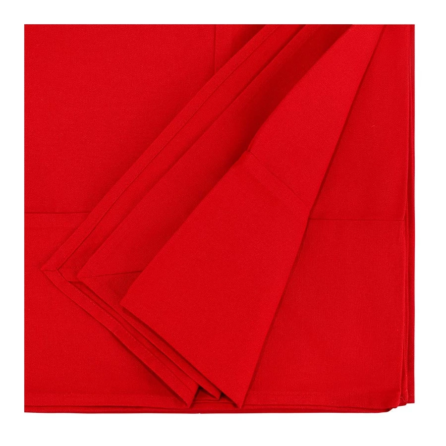 Скатерть квадратная Tkano New Year Essential, 170х170 см, красная, 100% хлопок