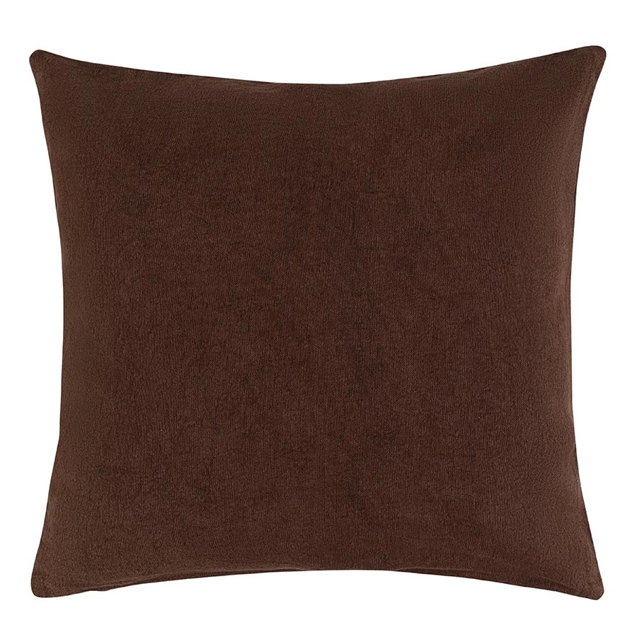 Чехол на подушку Tkano Essential Desert Leaf, 45х45см, 100% хлопок, коричневый