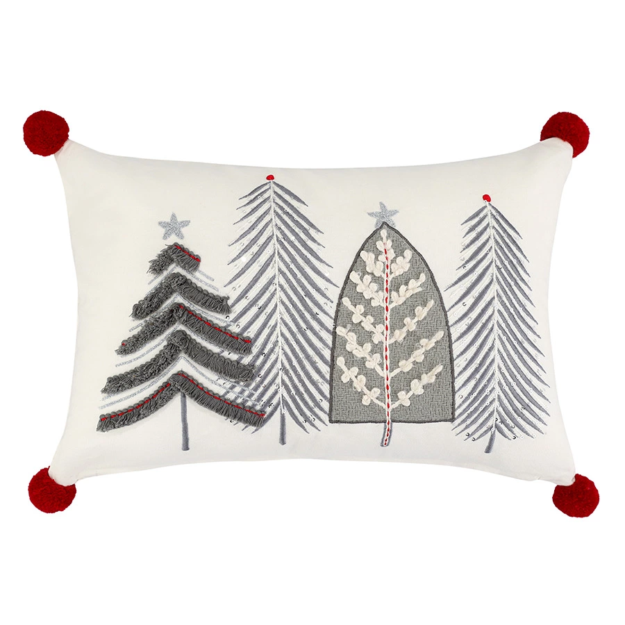 Чехол на подушку Tkano New Year Essential Enchanted pines 30х45см, 100% хлопок