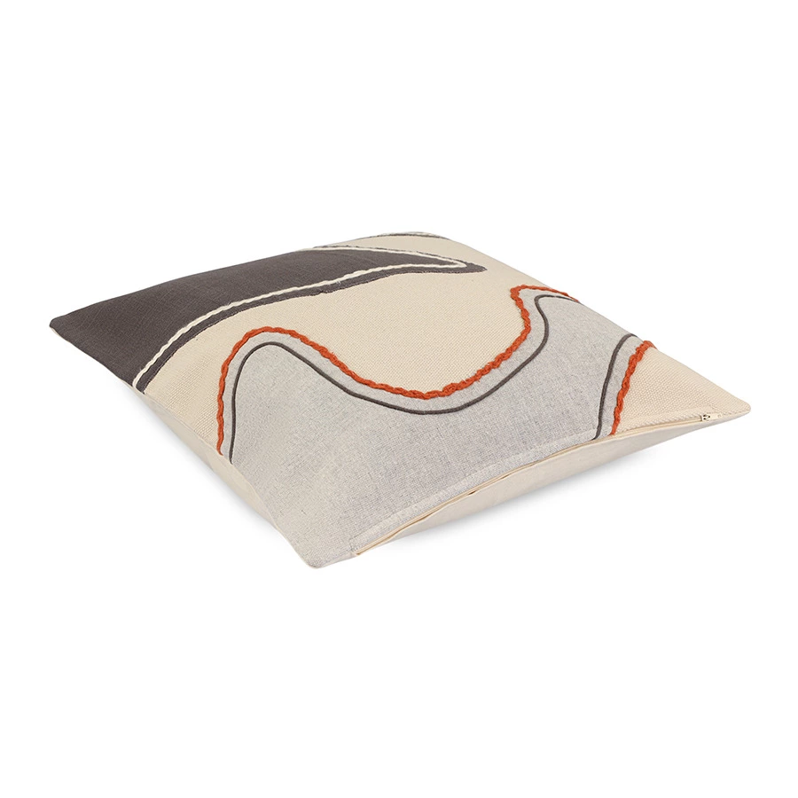 Чехол на подушку Tkano Ethnic Flowing stone 45х45см, 100% хлопок