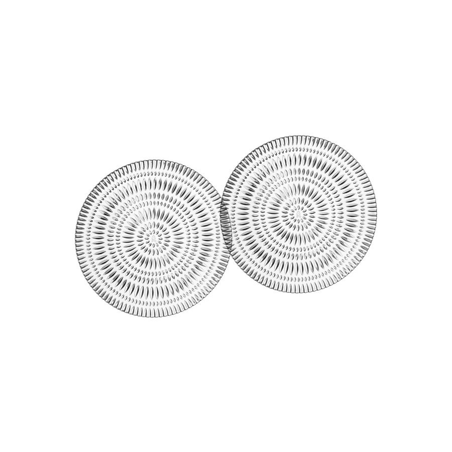 Набор тарелок Nachtmann ETHNO 23 см, 2 шт, стекло хрустальное, п/к