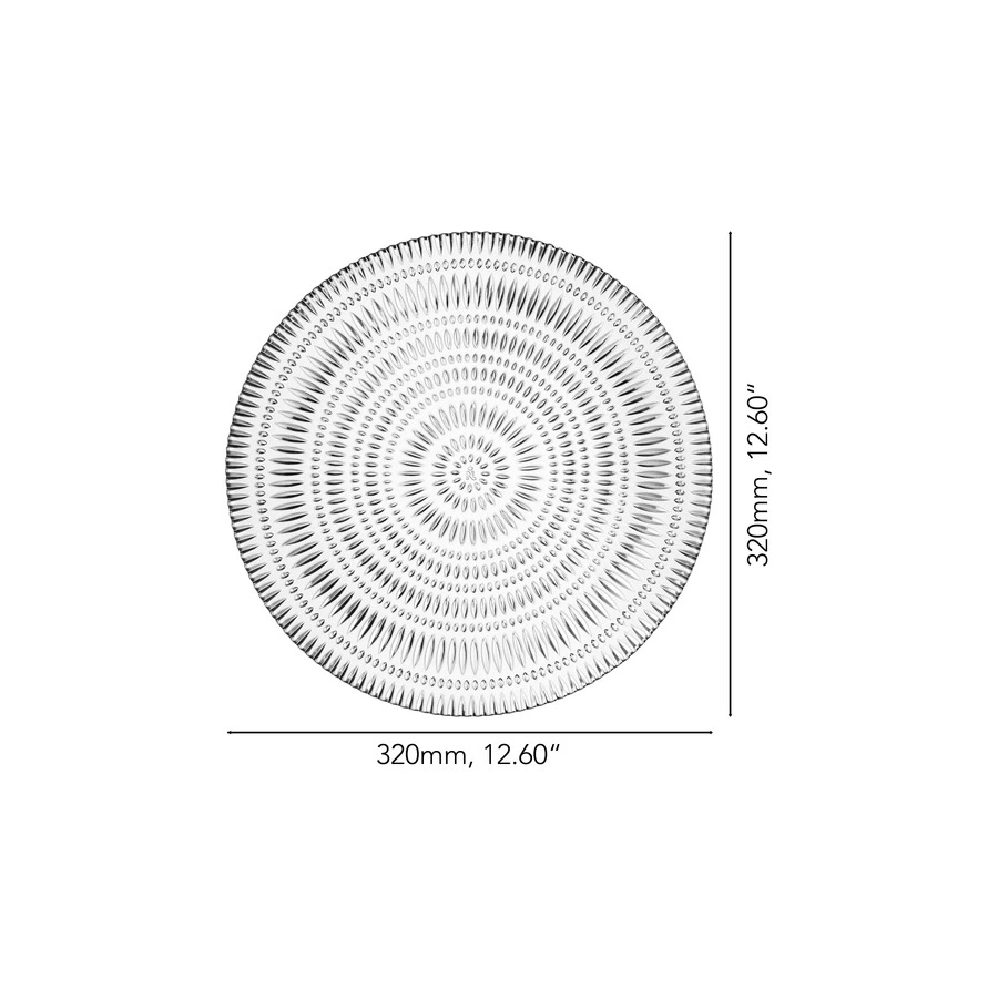 Набор тарелок Nachtmann ETHNO 32 см, 2 шт, стекло хрустальное, п/к