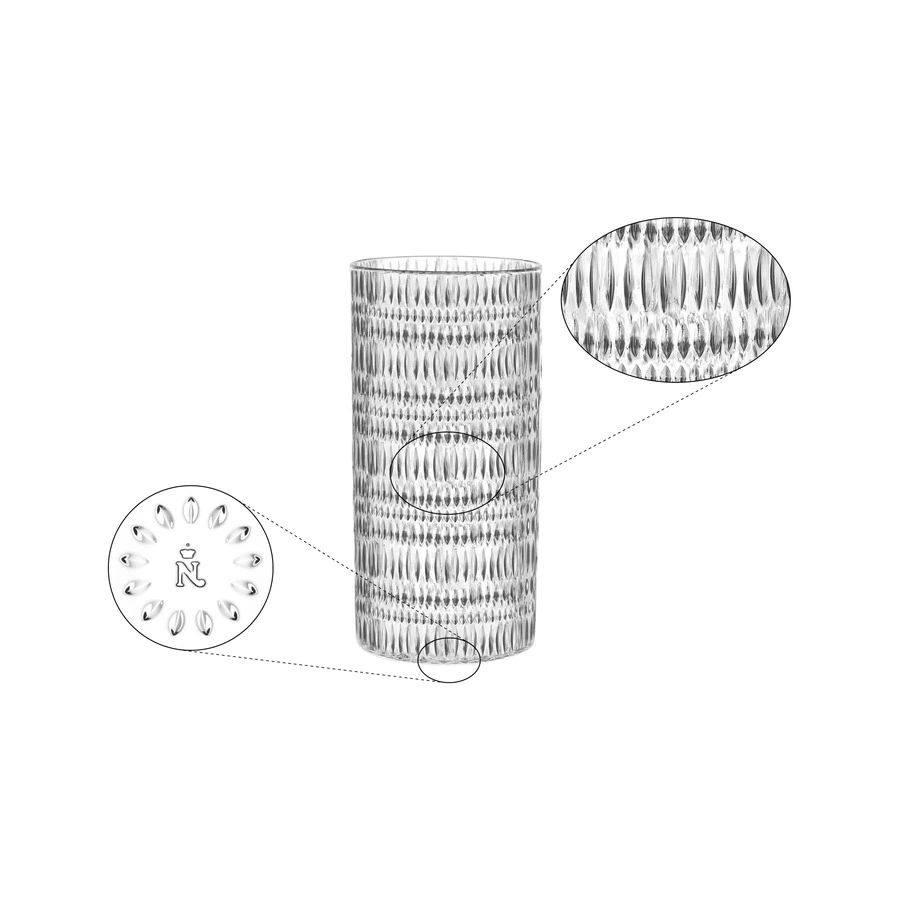 Ваза для цветов Nachtmann ETHNO 28 см, стекло хрустальное, п/к