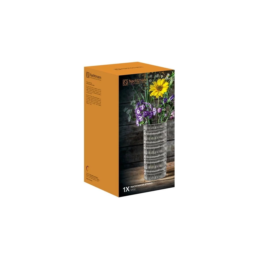 Ваза для цветов Nachtmann ETHNO 28 см, стекло хрустальное, п/к