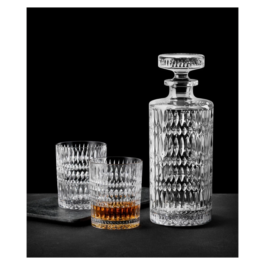 Набор для виски Nachtmann ETHNO штоф  750мл, стаканы 2 шт, стекло хрустальное, п/к