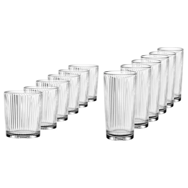 Набор 12-ти стаканов Nachtmann Aperitivo 395мл, 370мл, бессвинцовый хрусталь, п/к