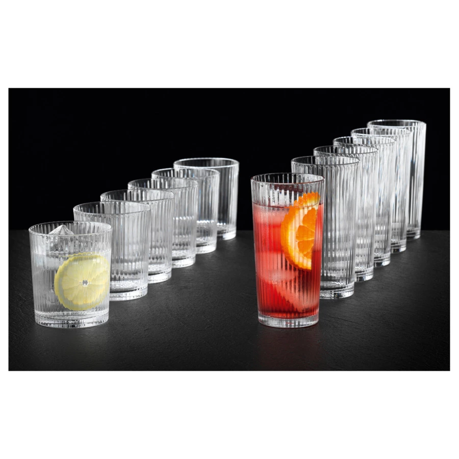 Набор 12-ти стаканов Nachtmann Aperitivo 395мл, 370мл, бессвинцовый хрусталь, п/к