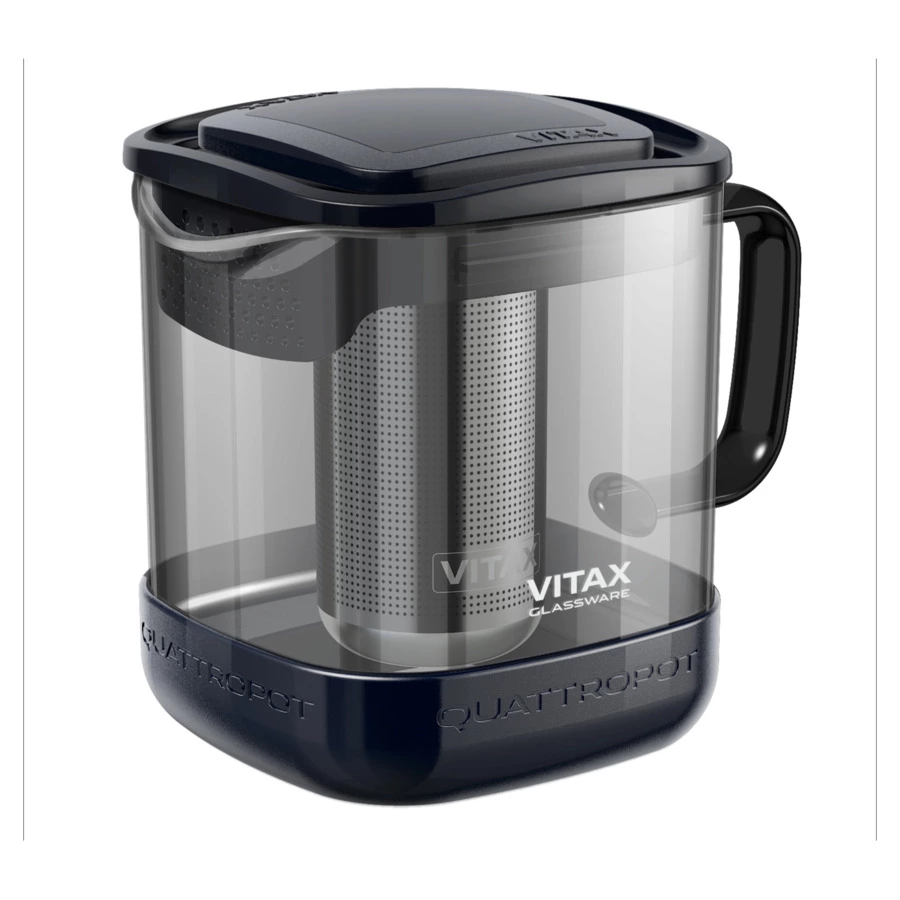 Чайник заварочный Vitax Quattropot  4 в 1 600 мл, боросиликатное стекло