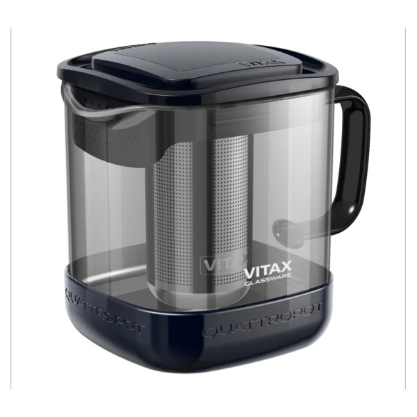 Чайник заварочный Vitax Quattropot  4 в 1 600 мл, боросиликатное стекло