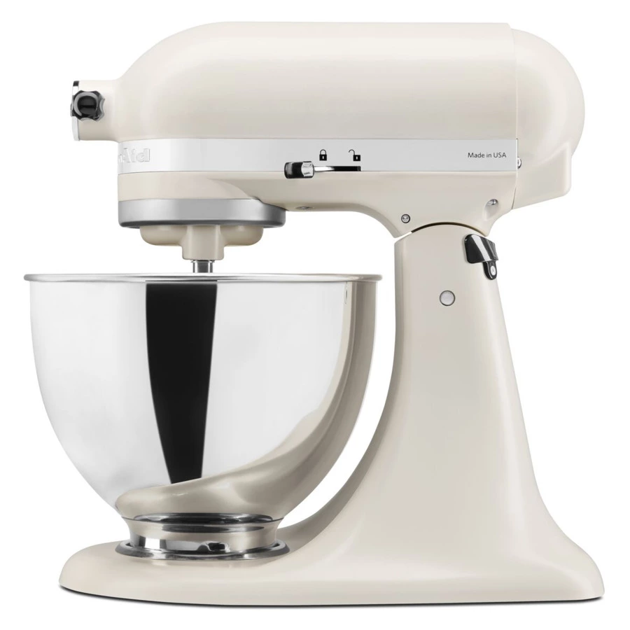 Миксер планетарный KitchenAid 4,3 л, 3 насадки, экран, 5KSM95PSEPL, фарфоровый белый