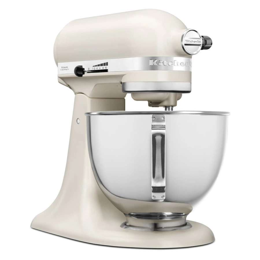 Миксер планетарный KitchenAid 4,3 л, 3 насадки, экран, 5KSM95PSEPL, фарфоровый белый